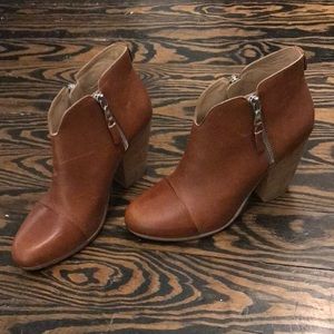 Rag & Bone booties cognac/tan Size 37.5